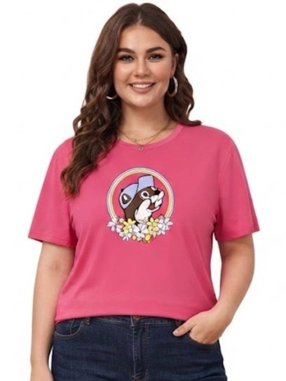 Buc-ee’s T-Shirt Floral Happiness Is Top XL